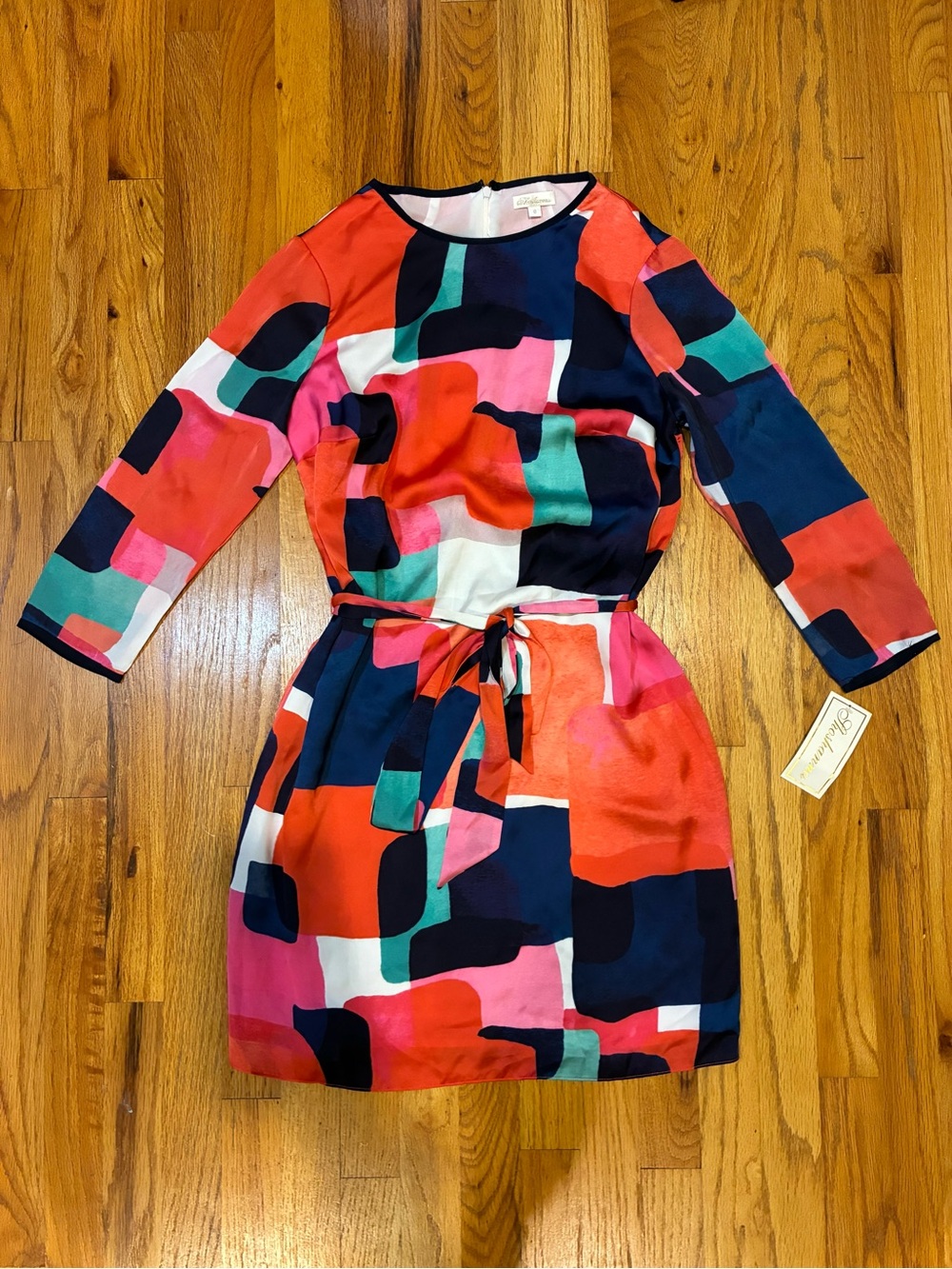 NWT Shoshanna Abstract Watercolor Mini Shift Dress